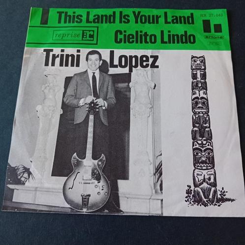 trini lopez: this land is your land  (13), Cd's en Dvd's, Vinyl Singles, Single, 7 inch, Verzenden
