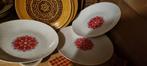 22 retro borden, vintage seventies, setjes, partijtje, Antiek en Kunst, Antiek | Servies los, Ophalen