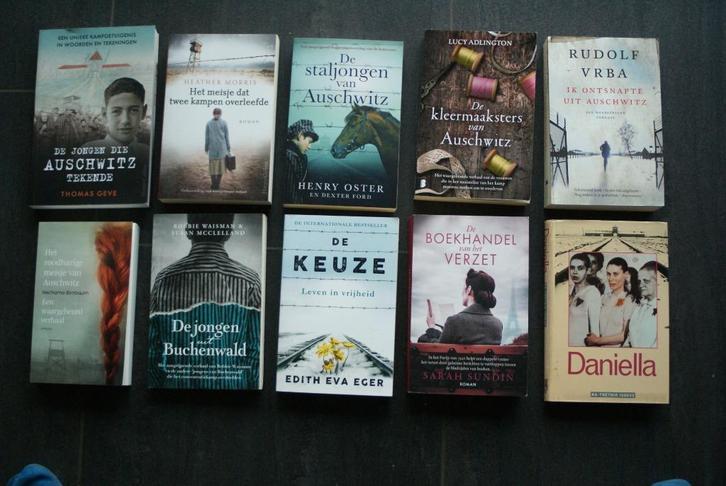 OORLOGS-BOEKEN oa. Ons kamp / De kleermaaksters v Auschwitz, Boeken, Oorlog en Militair, Zo goed als nieuw, Overige onderwerpen