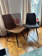 Twee Stijlvolle Eetkamerstoelen, Ophalen, Gebruikt, Twee, Bruin