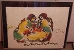 Gouache "2 bruiden met kind" van Anton Heyboer, Ophalen