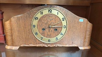 Vintage Kieninger Houten Schouwklok – Tijdloze Klasse! beschikbaar voor biedingen