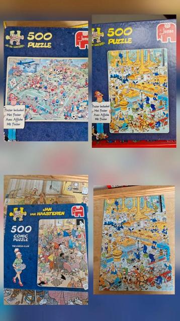 3 X complete puzzels JAN VAN HAASTEREN 500st beschikbaar voor biedingen