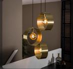 **Set van 3 Luxe Gouden Hanglampen - Moderne Cirkel Design**, Ophalen of Verzenden, Nieuw, Metaal, Minder dan 50 cm