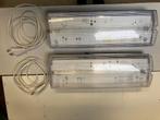 2 stuks Noodverlichting ca 35x 12 cm, Doe-het-zelf en Verbouw, Bouwverlichting, Ophalen of Verzenden, Gebruikt, Minder dan 50 watt