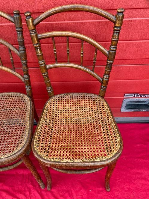 6 antieke stoelen, Antiek en Kunst, Antiek | Meubels | Stoelen en Banken, Ophalen