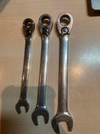 Snap-on Blue-Point Steek Ringratel setje, Auto diversen, Autogereedschap, Ophalen, Gebruikt