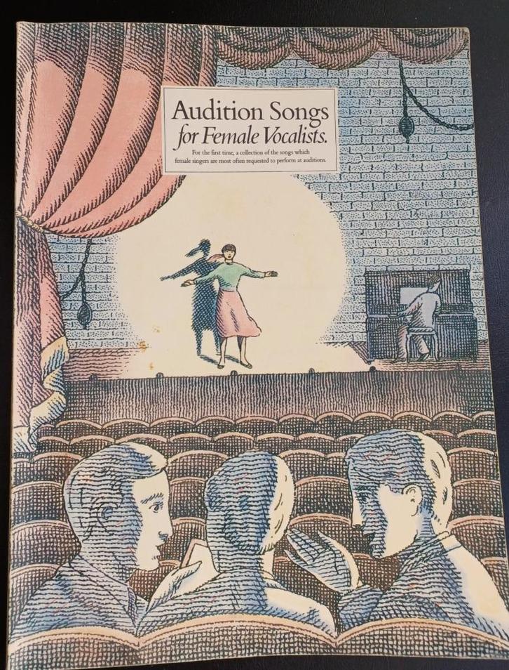 Audition Songs for Female Vocalists, Muziek en Instrumenten, Bladmuziek, Gebruikt, Overige soorten, Piano, Ophalen of Verzenden