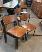 Vintage stoelen Gijs van der Sluis (8x), Huis en Inrichting, Stoelen, Ophalen, Gebruikt, Metaal, Vijf, Zes of meer stoelen