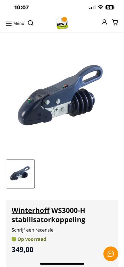 Gebruikte stabilisator koppeling ws 3000 loop of onderdelen, Caravans en Kamperen, Caravan accessoires, Gebruikt, Ophalen of Verzenden