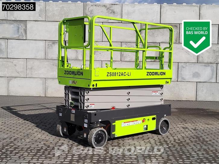 Zoomlion ZS0812AC-Li 8 M - Fabrieksgarantie - CE-Gecertifice, Zakelijke goederen, Machines en Bouw | Liften, Steigers en Ladders