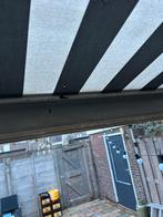 Zonnescherm met Somfy motor en afstandsbediening - 403x200cm, Ophalen, Gebruikt, Elektrisch, 150 tot 300 cm
