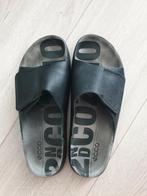 Ecco cozmo slippers zwart leer maat 37, Slippers, Ecco, Zwart, Ophalen of Verzenden