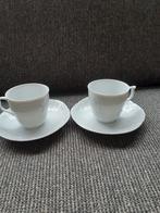 2 kop en schotel wit Rosenthal Classic Rose, Antiek en Kunst, Antiek | Servies los, Ophalen of Verzenden