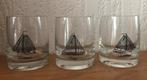 Borrelglaasjes Lemsteraak Skûtsje Zeeschouw, Ophalen of Verzenden, Zo goed als nieuw, Borrel- of Shotglas