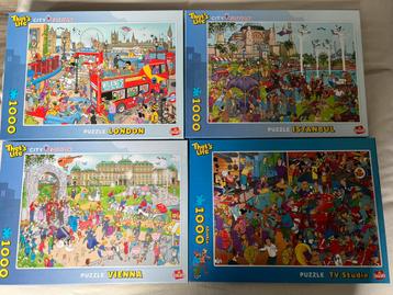 That’s Life puzzels (4 stuks) - 1000 stukjes 2,50€ per stuk beschikbaar voor biedingen