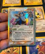 Pokémon Kaart Blastoise Turtok Holo 2/100 EX Crystal Guardia, Ophalen of Verzenden, Zo goed als nieuw, Losse kaart