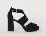 H&M zwarte plateausandaletten plateau sandalen maat 39, H&M, Zwart, Nieuw, Sandalen of Muiltjes