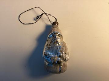 Oude kerstbal kerstman klein beschikbaar voor biedingen