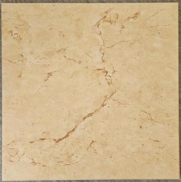 Restantje terracotta achtige (Coral) vloertegel - ca 2,65 m2 beschikbaar voor biedingen