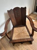 2 nette antieke kloosterstoelen met wapen, Antiek en Kunst, Antiek | Meubels | Stoelen en Banken, Ophalen of Verzenden