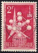 Belgie 1957 - Yvert/OBP 1008 - Wereldtentoonstelling (ST), Postzegels en Munten, Verzenden, Gestempeld