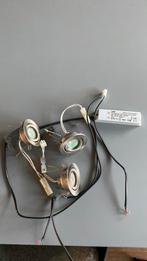 Inbouwspots 50mm, Halogeen, Gebruikt, Metaal of Aluminium, Ophalen of Verzenden