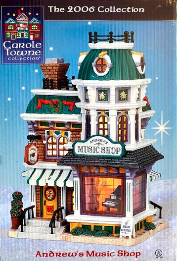 Lemax Carole Towne - Andrew’s Music Shop beschikbaar voor biedingen