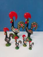 6 Portugese hanen gegoten aluminium, Haan van Barcelos, Ophalen of Verzenden