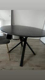 Ronde eettafel, Huis en Inrichting, Tafels | Eettafels, Ophalen, 100 tot 150 cm, Rond, Zo goed als nieuw