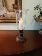 Antiek windlicht, Antiek en Kunst, Antiek | Kandelaars, Ophalen of Verzenden, Koper of Brons