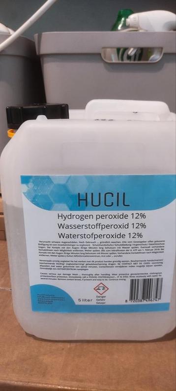 Waterstofperoxide 12% 4 liter. H202