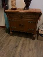 Eikenhouten kastje met deuren, Ophalen, Gebruikt, Eikenhout, 50 tot 100 cm