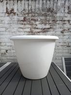 Grote witte plantenpot, Tuin en Terras, Bloempotten, Ophalen, Kunststof, Gebruikt, 40 cm of meer