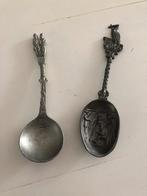 2 tinnen lepels, Antiek en Kunst, Antiek | Tin, Ophalen of Verzenden