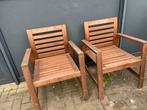 Twee houten tuinstoelen GRATIS, Tuin en Terras, Ophalen, Zo goed als nieuw, Hout