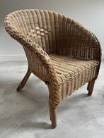 Rotan kinderstoeltje met gevlochten rugleuning, Ophalen of Verzenden, Gebruikt, Stoel(en)