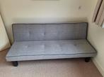 Grijze Slaapbank / Futon - Zo Goed Als Nieuw!, Ophalen, 90 cm, Eenpersoons, 190 cm of minder
