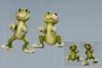 Leuke groene Kikker met zuignappen, raamhanger, vaashanger, Ophalen of Verzenden, Nieuw, Kunststof, Dierenbeeld