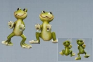 Leuke groene Kikker met zuignappen, raamhanger, vaashanger beschikbaar voor biedingen