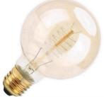 2x Spiraal lamp 80x120 E27 vintage 40W deco LED eventueel 48, 30 tot 60 watt, Led-lamp, Nieuw, A