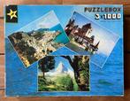 Natuur puzzel 3x 1000, Gebruikt, Ophalen of Verzenden, 500 t/m 1500 stukjes, Legpuzzel