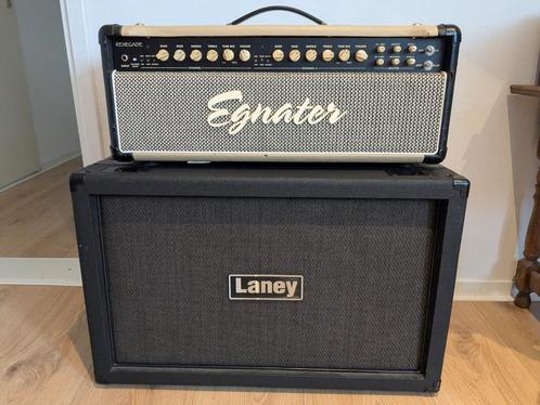 Egnater Renegade met Laney IRT212, Muziek en Instrumenten, Versterkers | Bas en Gitaar, Gebruikt, Gitaar, 50 tot 100 watt, Ophalen of Verzenden