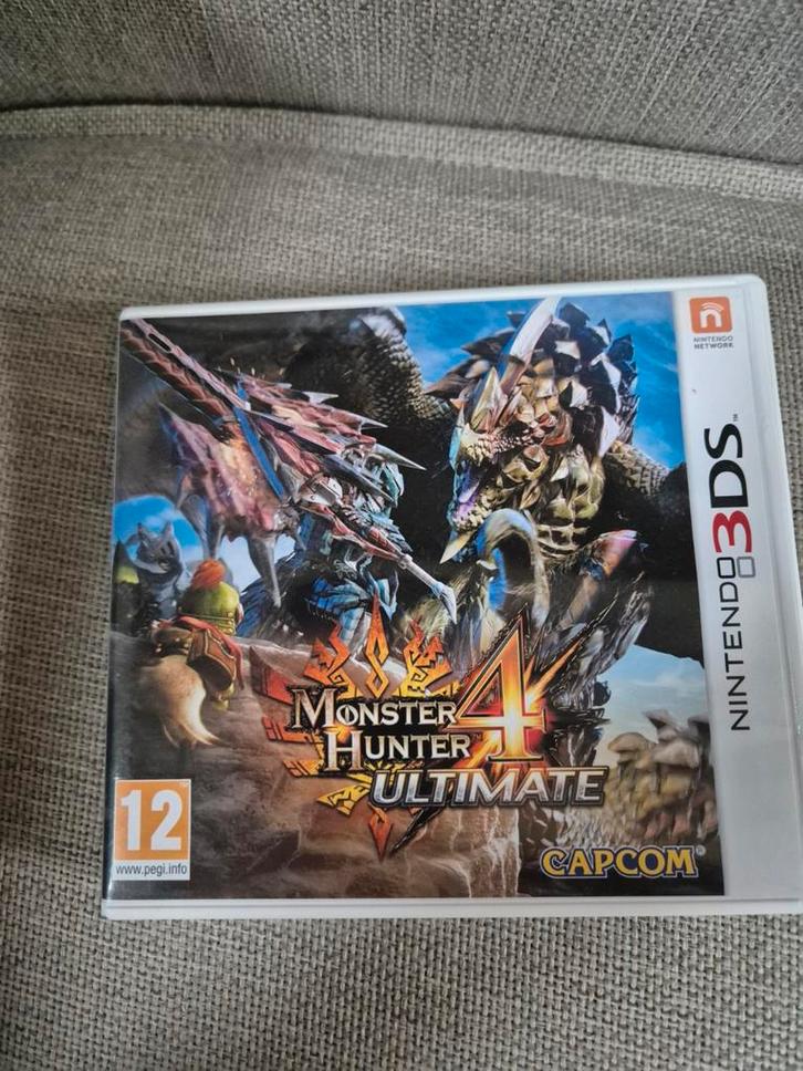 Monster Hunter 4 Ultimate 3DS - Zo Goed Als Nieuw!, Spelcomputers en Games, Games | Nintendo 2DS en 3DS, Zo goed als nieuw, Role Playing Game (Rpg)