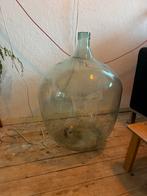 Vintage Handgeblazen Gistfles, Ophalen, Gebruikt, Overige kleuren, Glas