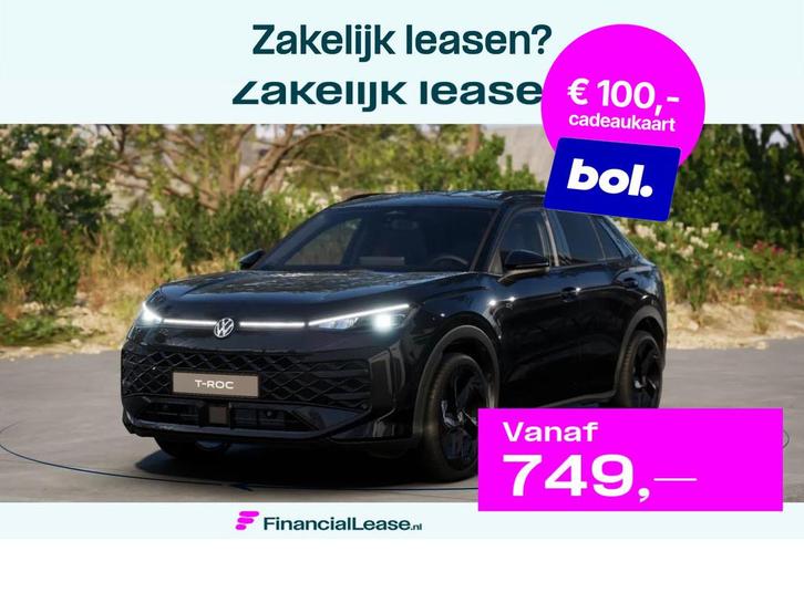 Volkswagen T-Roc 1.5 TSI R-Line First Edition 150 PK | De Ni, Auto's, Volkswagen, Bedrijf, Lease, Financial lease, T-Roc, ABS
