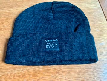 TE KOOP: nieuwe zwarte kindermuts van Vingino one size beschikbaar voor biedingen