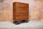 ZGAN! notenhouten Bert Plantagie Vision design dressoir kast, Met deur(en), 100 tot 150 cm, Design, Ophalen of Verzenden
