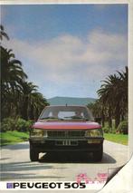 Folder Peugeot 505 1983, Ophalen of Verzenden, Gelezen, Peugeot