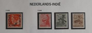 1948 Nederlands Indië Pelita - Inheemse dansers Nvph 333-336 beschikbaar voor biedingen